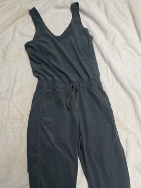 Patagonia Dark Charcoal Gray Jumpsuit Track Pants Jogger